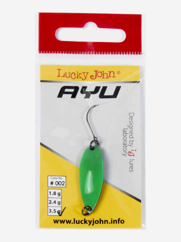 Блесна колеблющаяся Lucky John TR AYU, длина 31мм, вес 03.5г