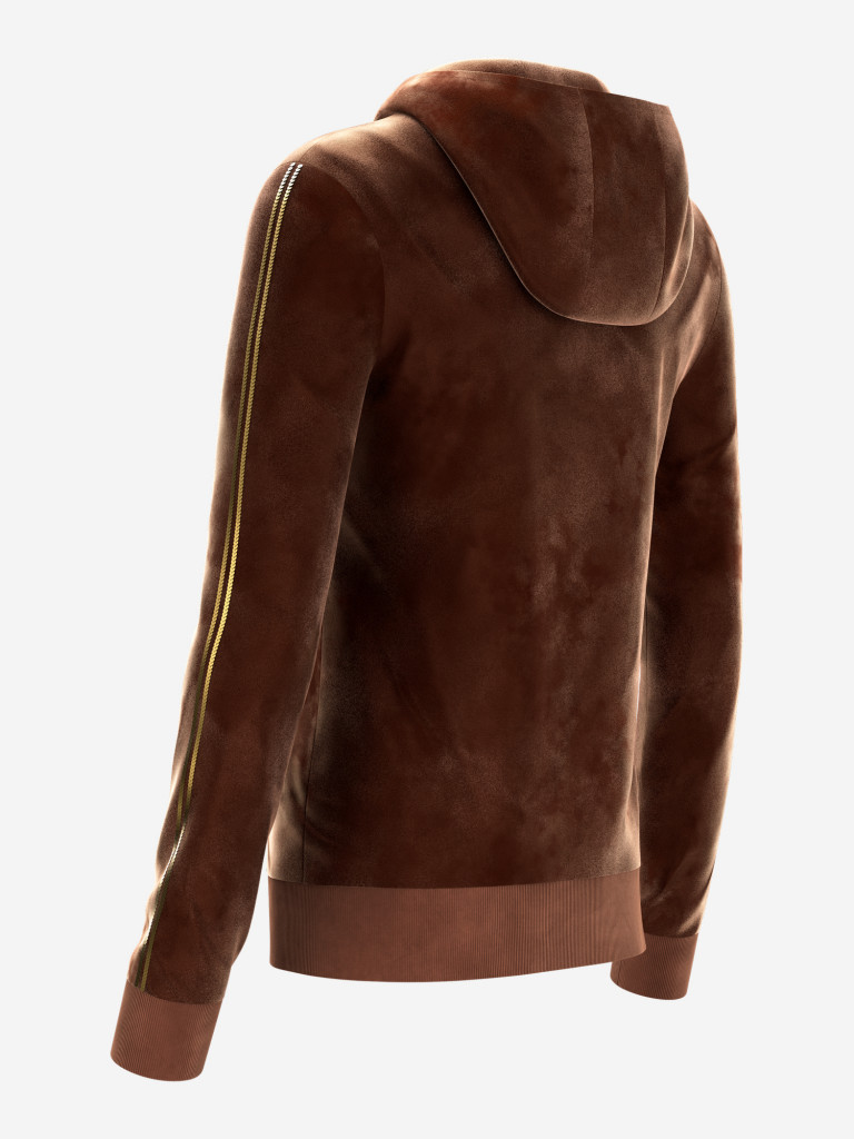 Коричневый костюм велюровый S.P.S.M.