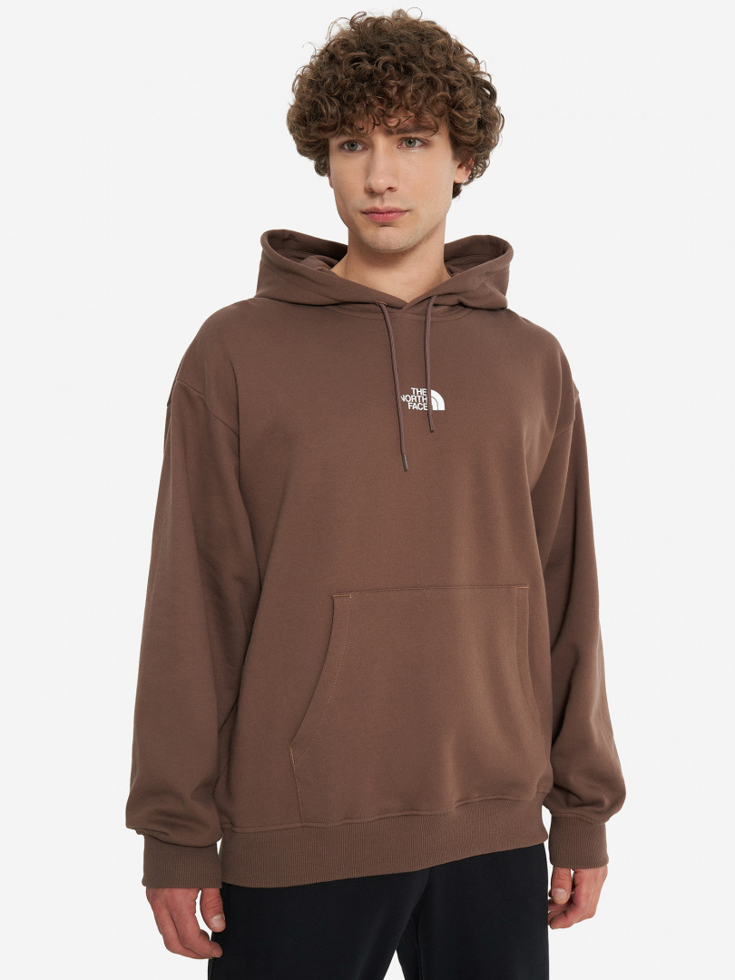 Худи мужская оверсайз The North Face Zumu Hoodie 31834880299 Коричневый, размер 50,52, фото 2