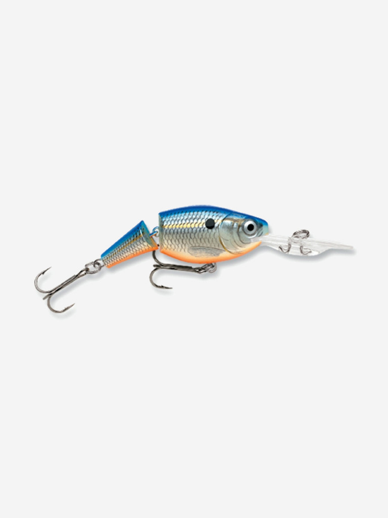 Воблер для рыбалки RAPALA Jointed Shad Rap 07, 7см, 13гр, цвет BSD, нейтральный