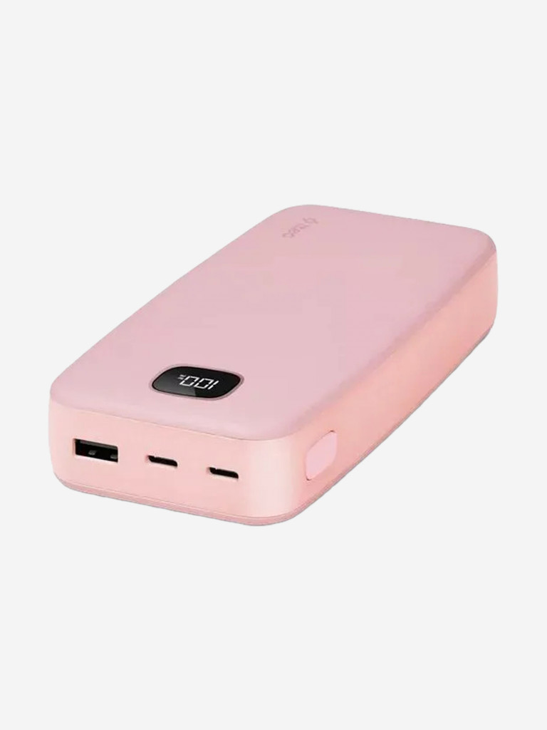 Внешний аккумулятор TTEC ChargeUp LCD 20000mAh Powerbank. Цвет: розовый