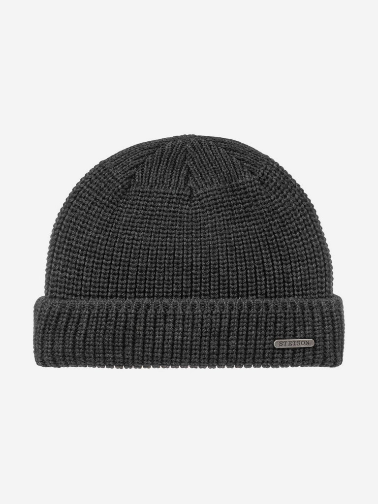 Шапка докер STETSON 8599302 NASHVILLE KNIT DOCKER (серый)