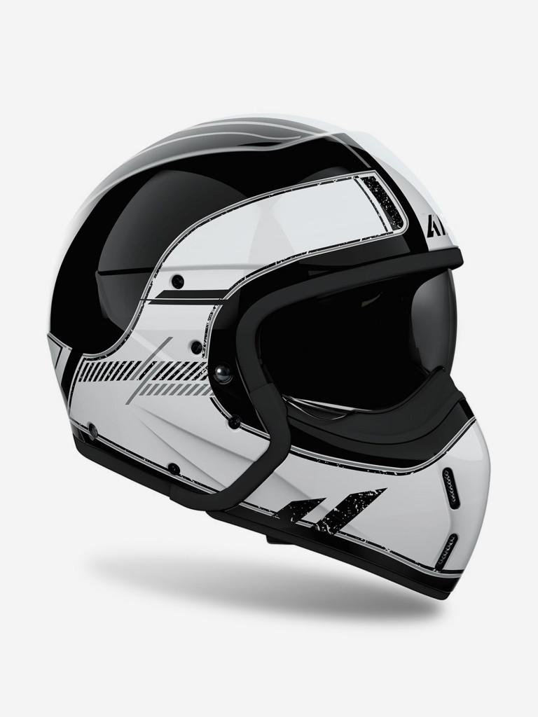 Мотошлем Airoh J110 RASTER White Gloss