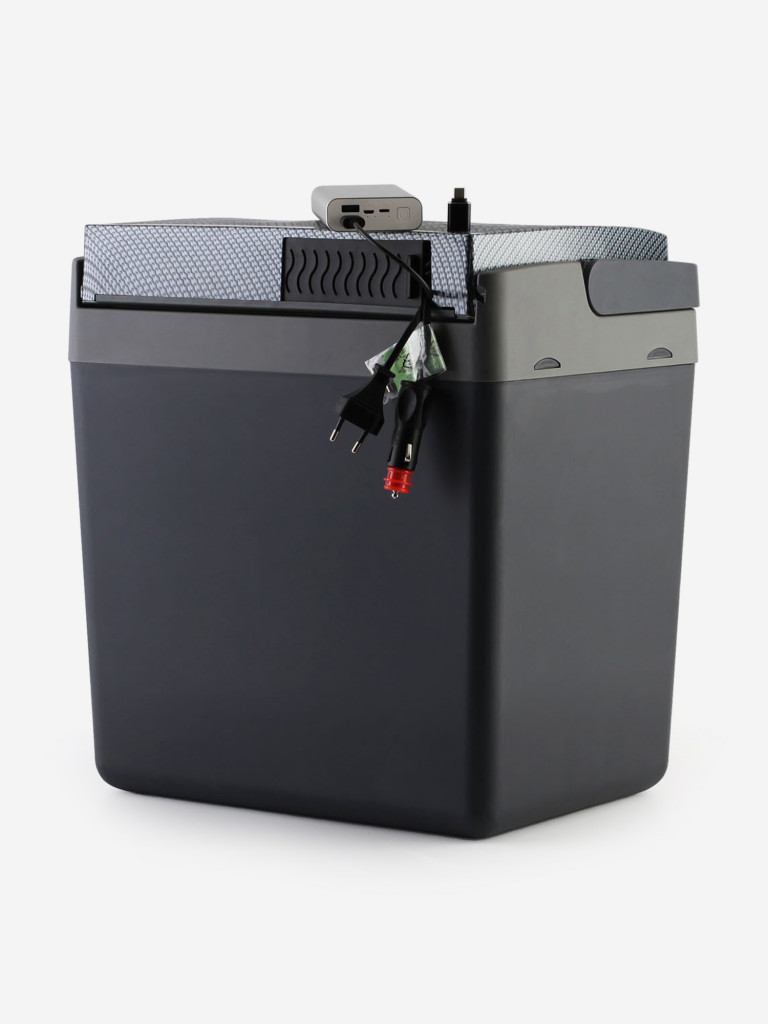 Термоэлектрический автохолодильник EZ COOLERS E26M, c тремя питаниями USB - 5В, 12/220В, 24 л