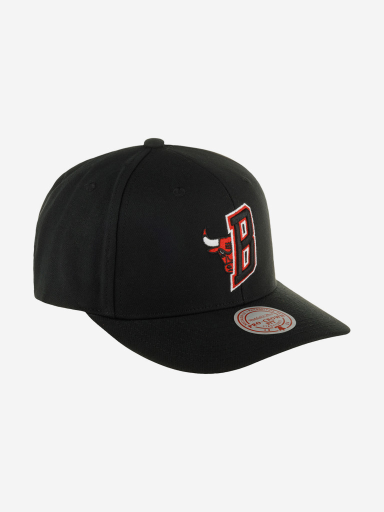 Бейсболка MITCHELL NESS HHSS6580-CBUYYPPPBLCK Chicago Bulls NBA (черный)