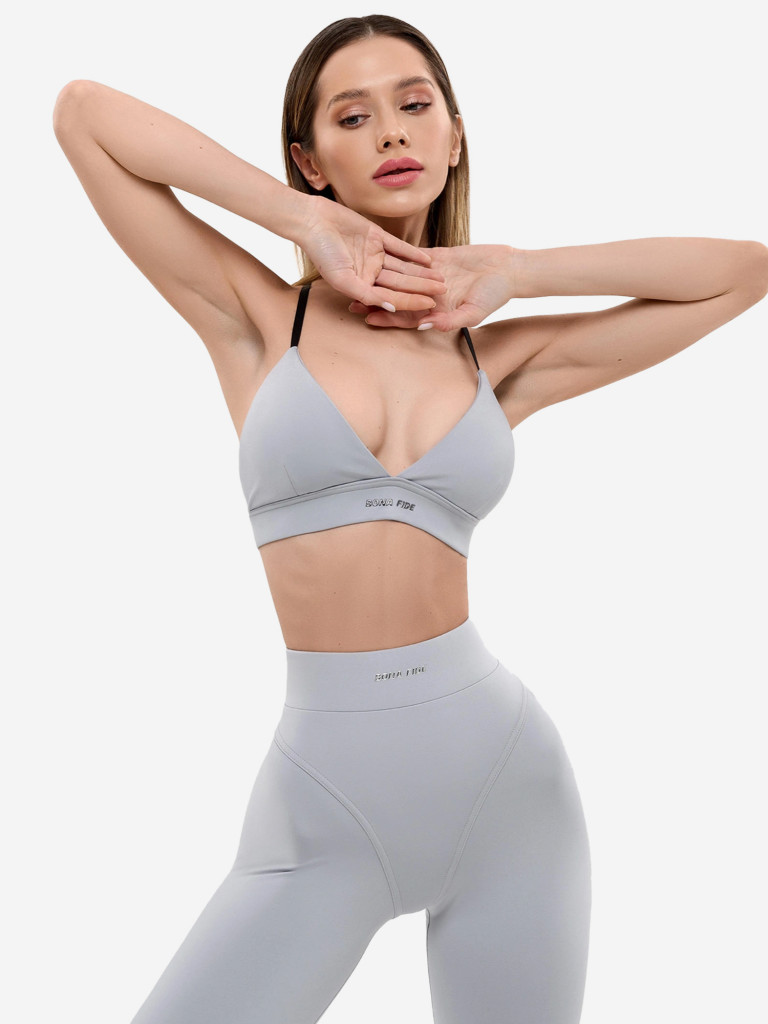 Спортивный топ Bona Fide: Charm Top "Gray"