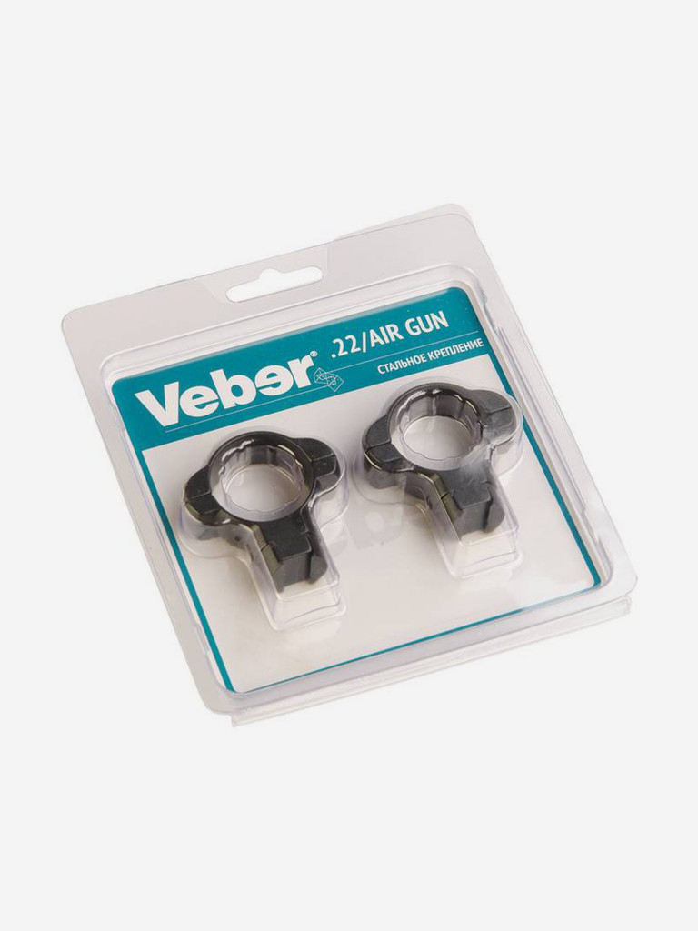 Крепление Veber SR-3002NH,30мм, высокое, (на планку .22/AIR GUN)