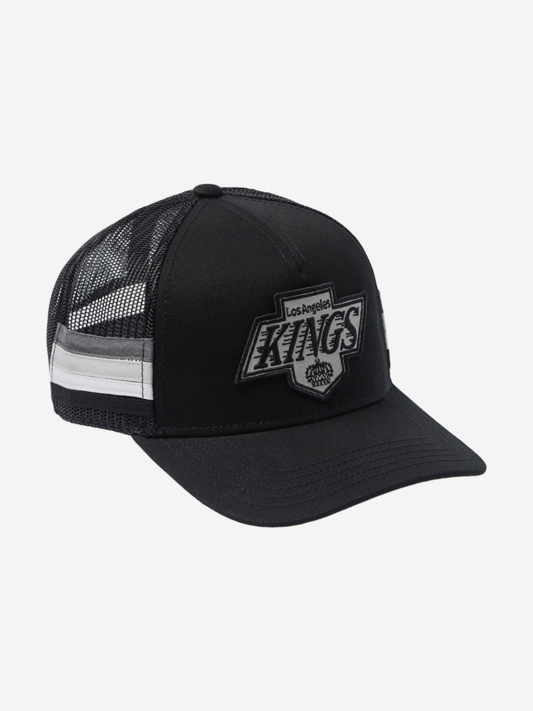 Бейсболка с сеточкой AMERICAN NEEDLE 23018A-LAK Los Angeles Kings Hotfoot NHL (черный)