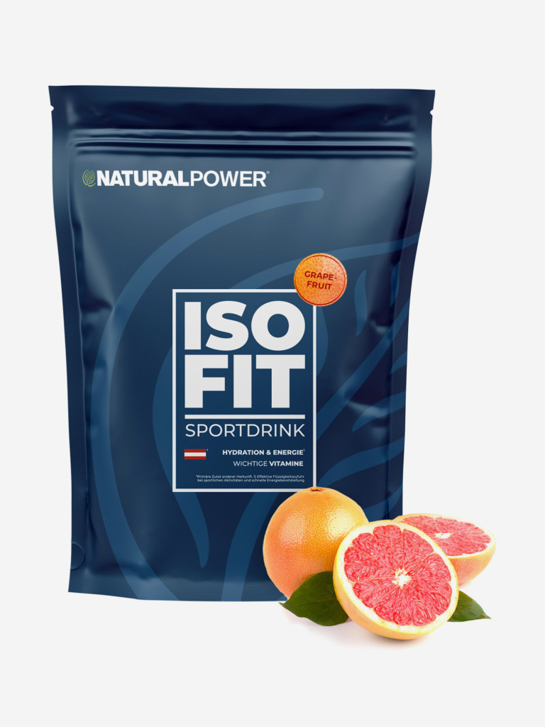 Изотоник Natural Power ISO FIT 1500 гр Грейпфрут, Австрия