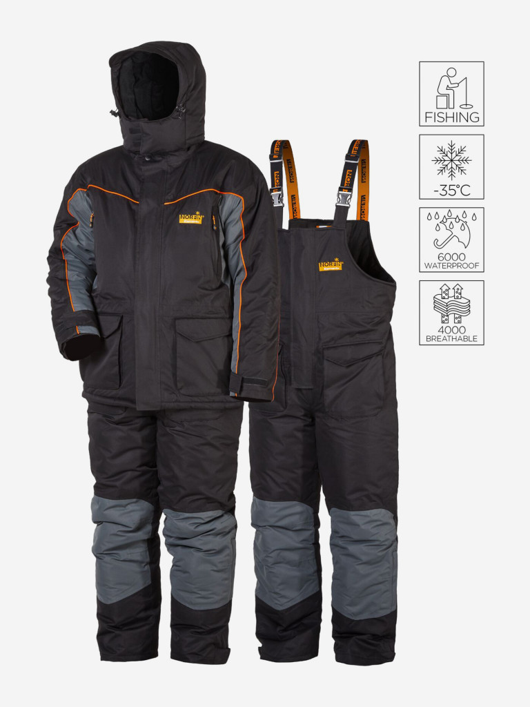 Костюм зимний Norfin ELEMENT + (куртка+полукомбинезон) для рыбалки и охоты