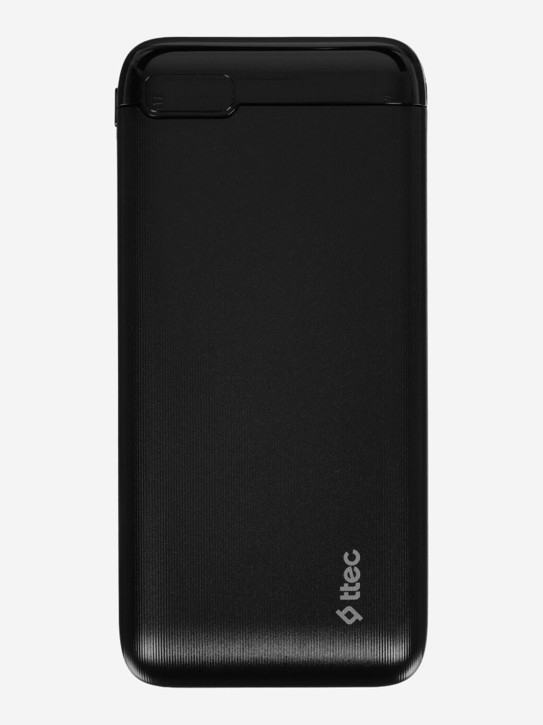Внешний аккумулятор TTEC PowerSlim LCD 20000 mAh Powerbank With USB-C Input/Output. Цвет: черный