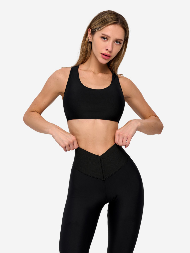 Спортивный топ бра Bona Fide MuscleTop "Black"