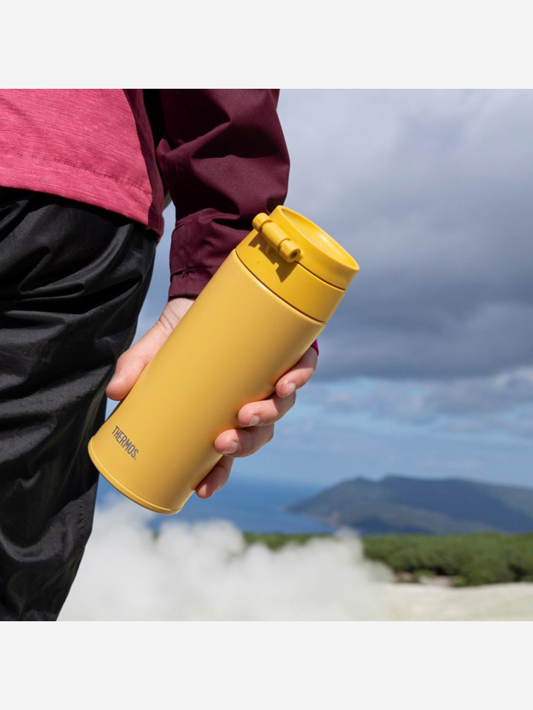 Термокружка с ручкой 500 мл THERMOS JOO-500 жёлтая