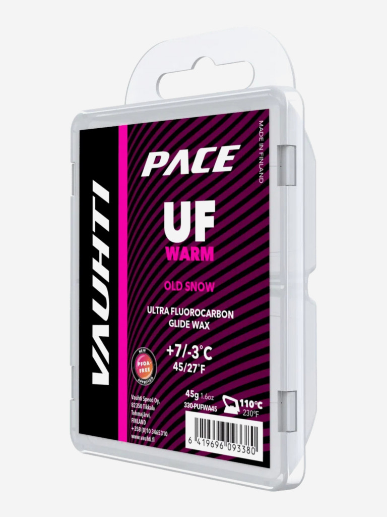 Парафин VAUHTI UF WARM ультрафтористый, розовый+7°/-3°С,