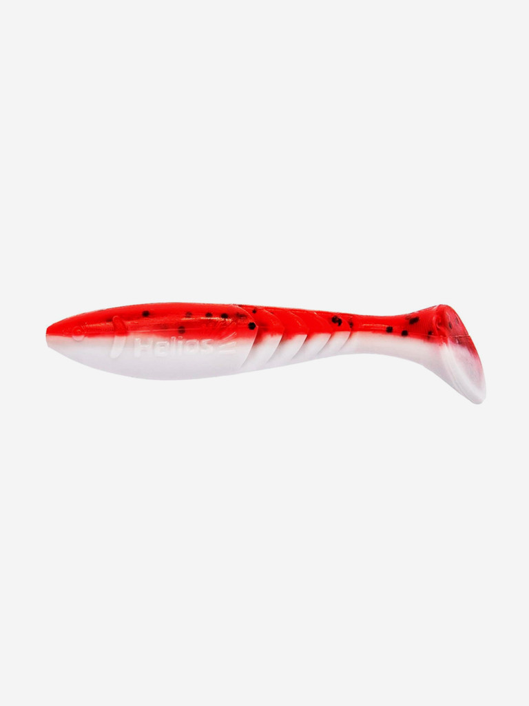 Мягкая приманка Helios Slash, 2,64'' / 6,7 см, Red & White, 10 шт (HS-19-003)
