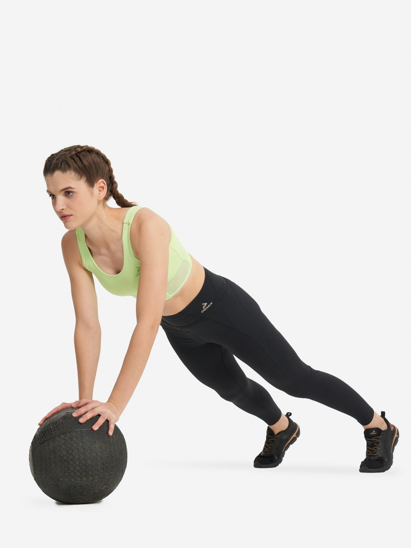 фото Спортивный топ бра demix musefit gym, зеленый