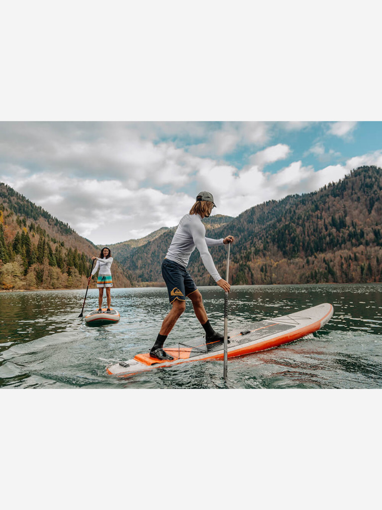 Сапборд надувной двухслойный Shark Touring Xplor 12.6x32x6, 381x81x15 см