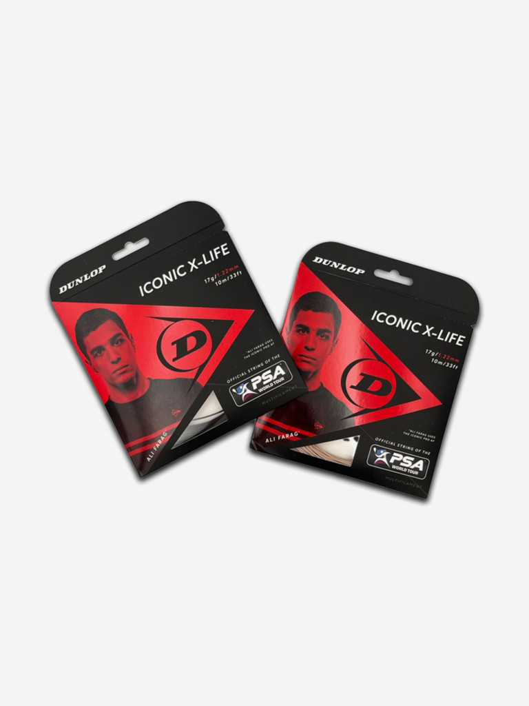 Струна для сквоша Dunlop ICONIC X-LIFE 17G 10M SET (10метров)