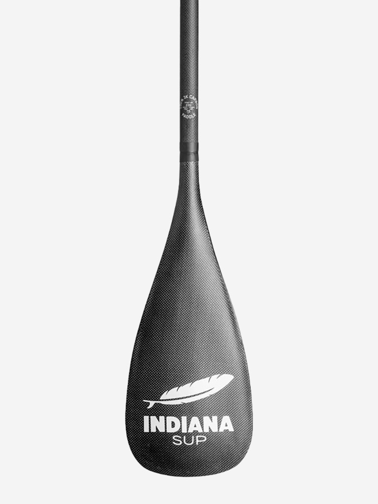 Весло для сапборда Indiana цельное с чехлом, карбон, 220 см