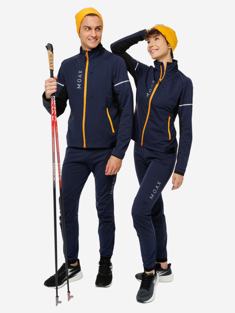 Куртка для беговых лыж женская Moaxsport Dynamic