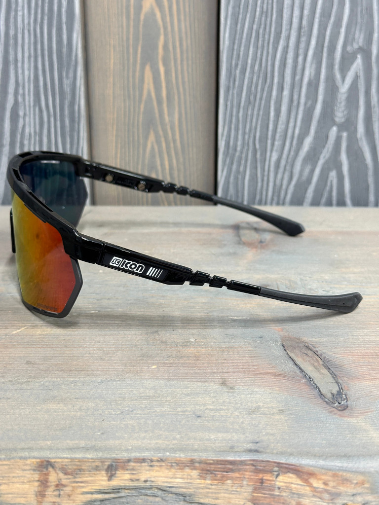 Очки спортивные Scicon AeroWing оправа Black Gloss линза SCNPP Multimirror Red