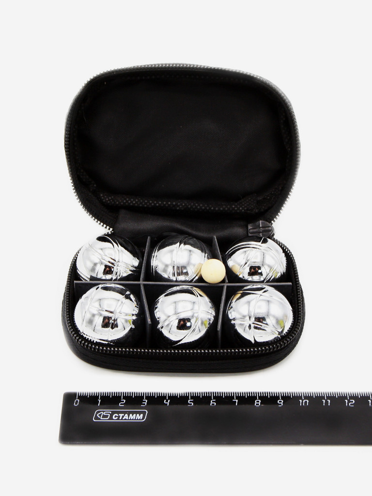 Спортивная игра для улицы Петанк 6 мини-шаров / Бочче для компании