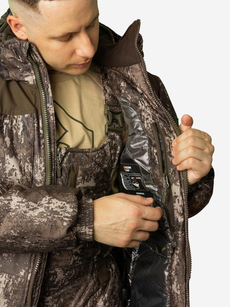 Костюм для охоты зимний, ORION Active, Следопыт зеленая кора