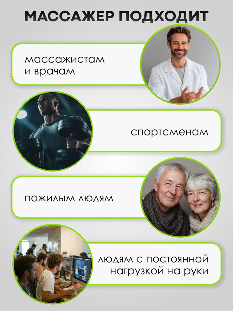 Массажер для рук компрессионный SENNE с подогревом