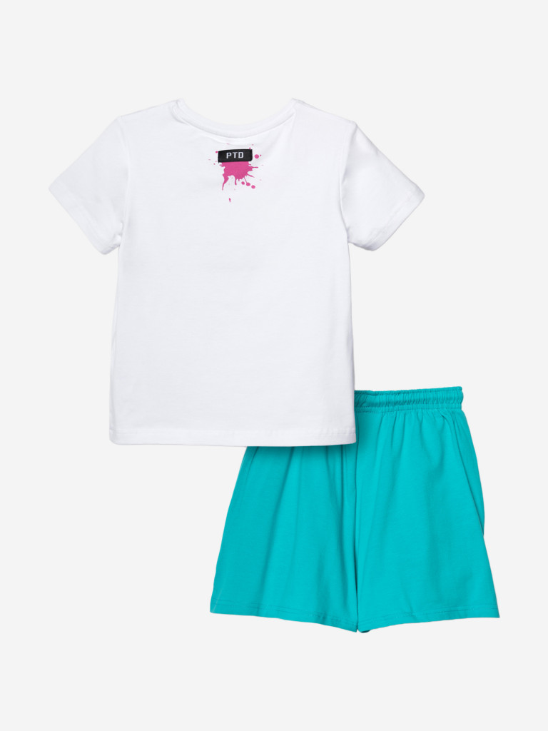 Комплект для девочек: футболка, шорты PlayToday