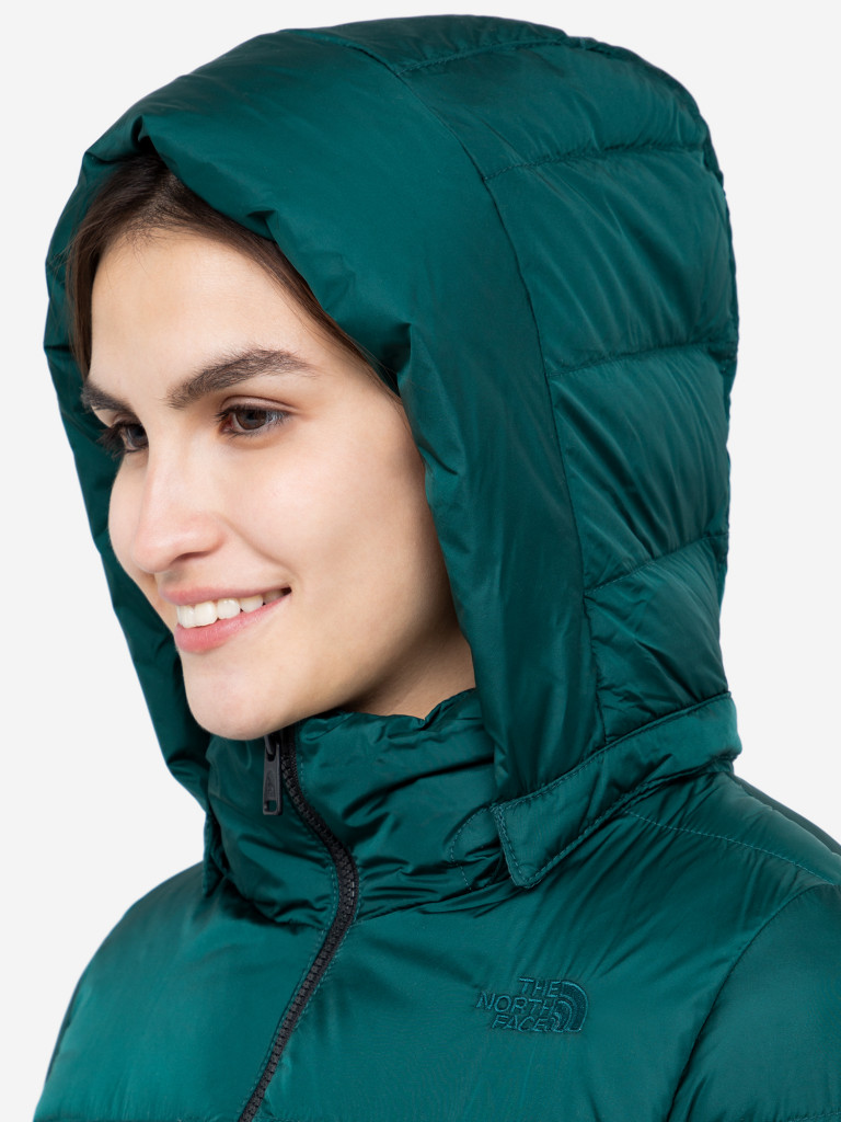 North face metropolis parka green on sale