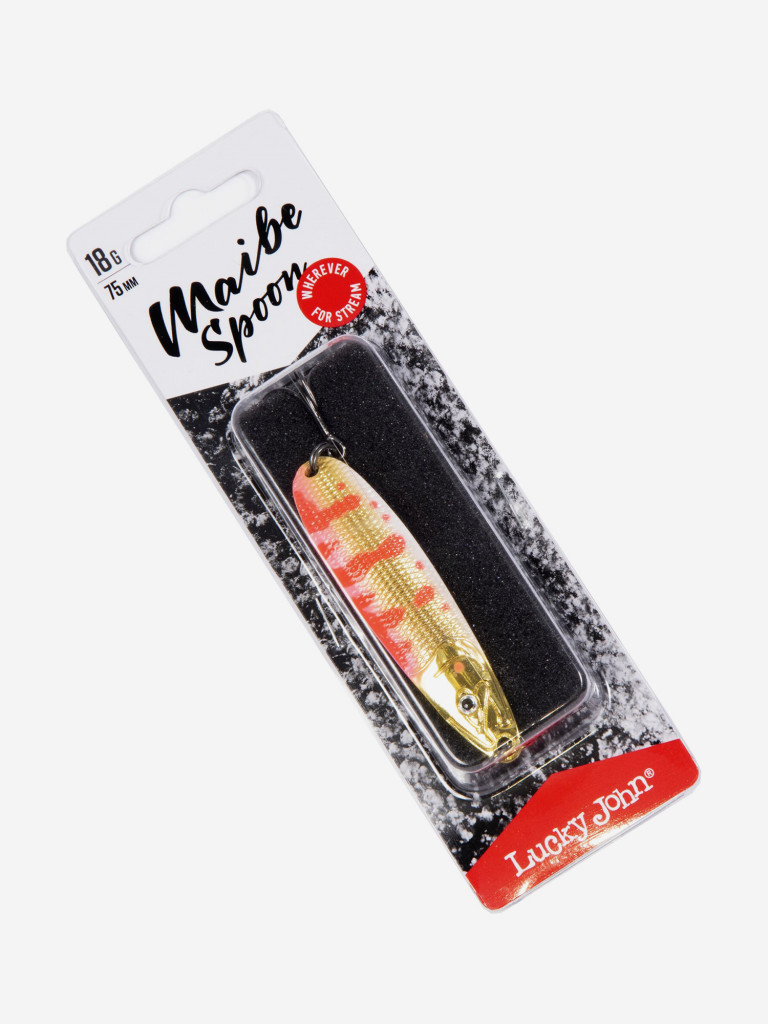 Блесна колеблющаяся Lucky John MAIBE SPOON, длина 75мм, вес 018.0г