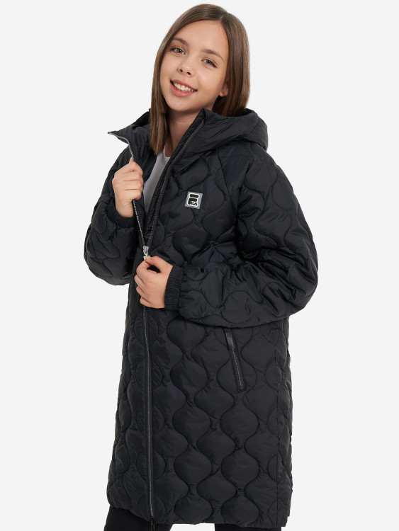 Пальто утепленное для девочек FILA