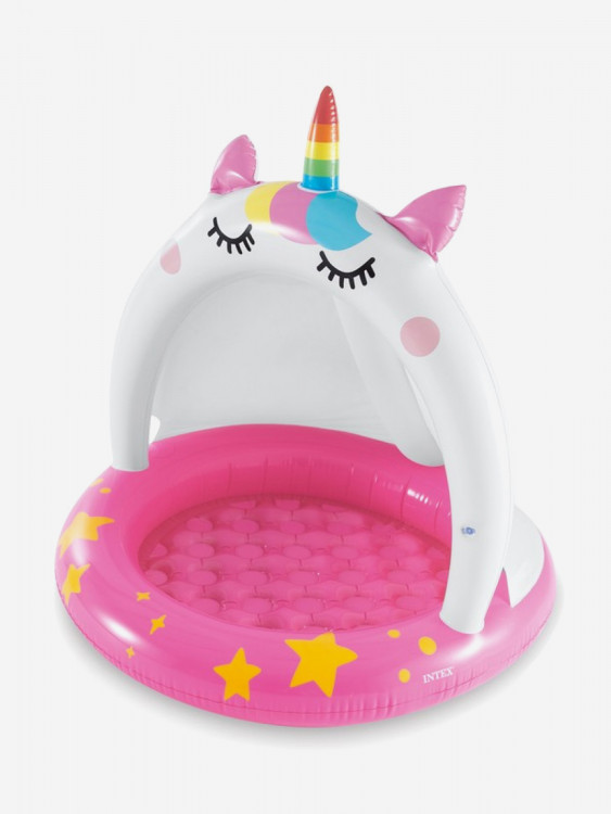 Детский надувной бассейн с навесом Intex 58438NP (102х102см) от 1-3 лет