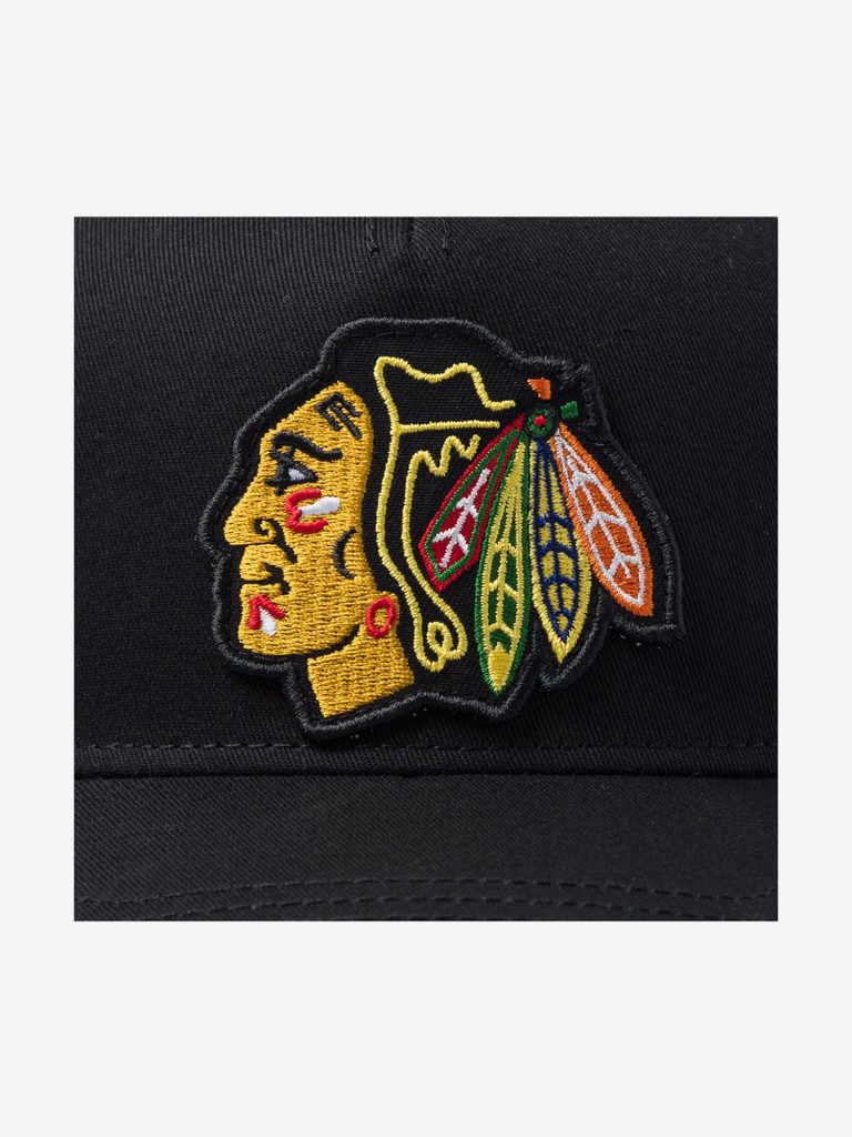 Бейсболка с сеточкой AMERICAN NEEDLE 23018A-CBH Chicago Blackhawks Hotfoot NHL (черный)