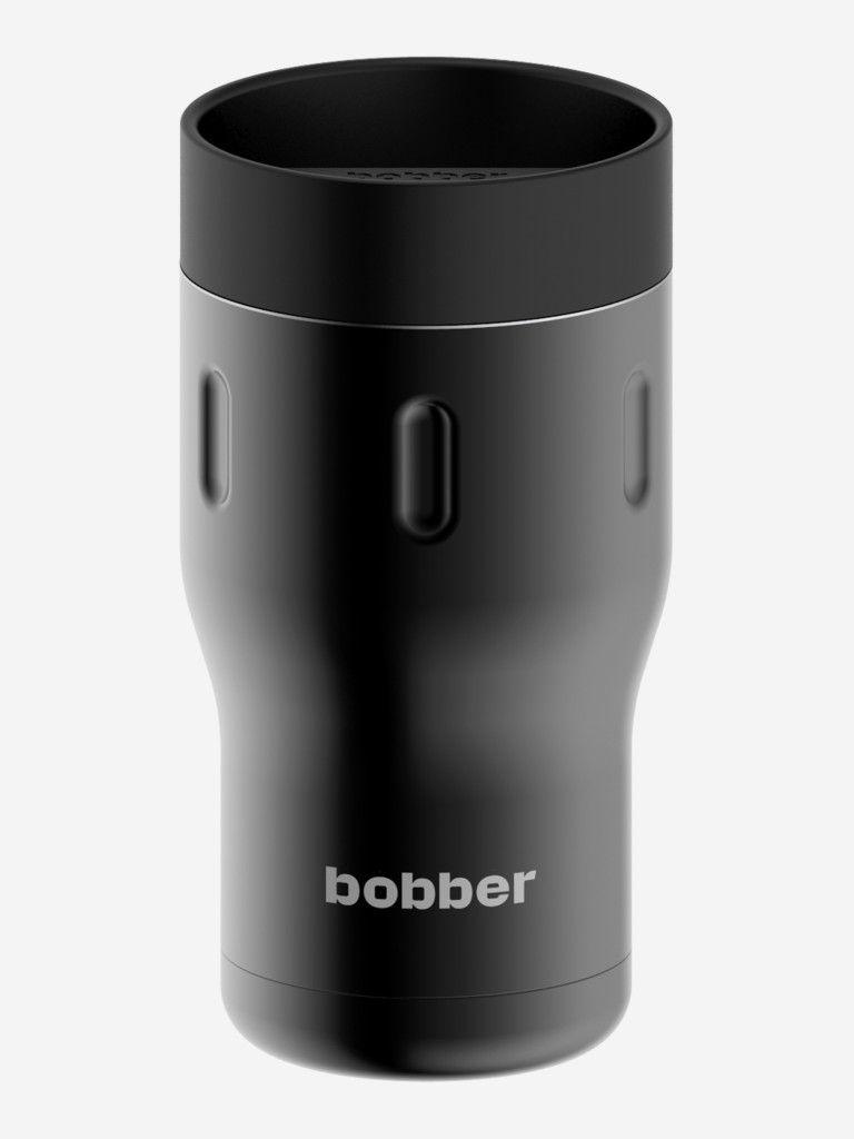 Термокружка вакуумная BOBBER Tumbler 350 мл, крышка 360, тепло до 6 часов, черный