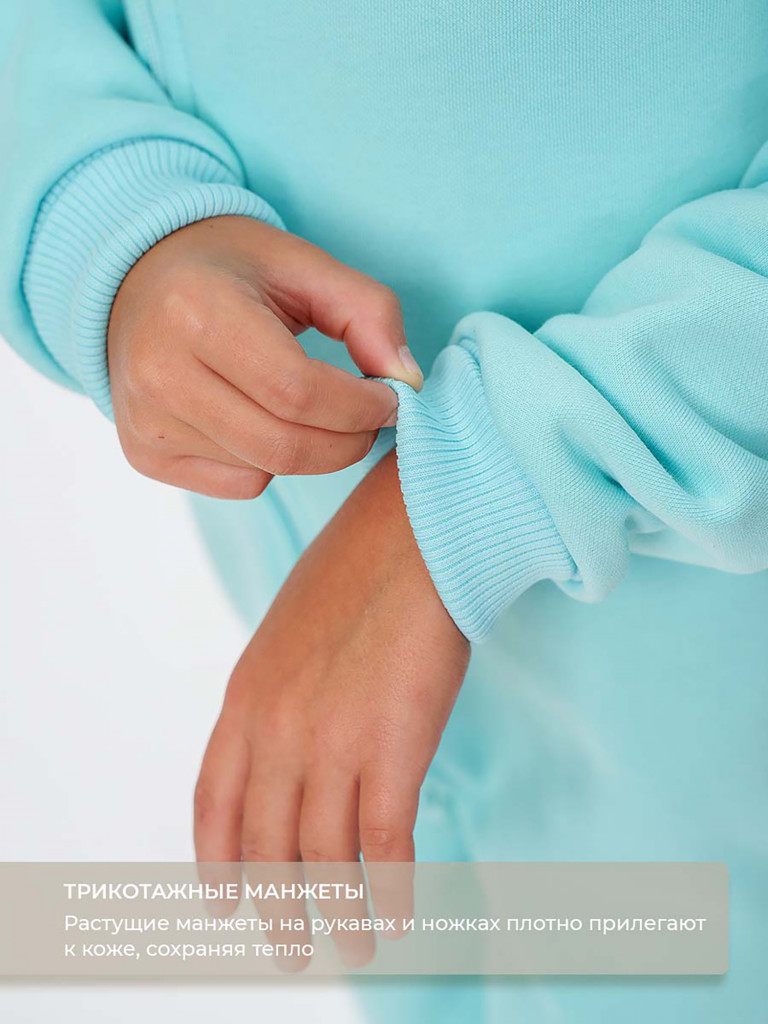 Комбинезон из футера "Мави" с начесом