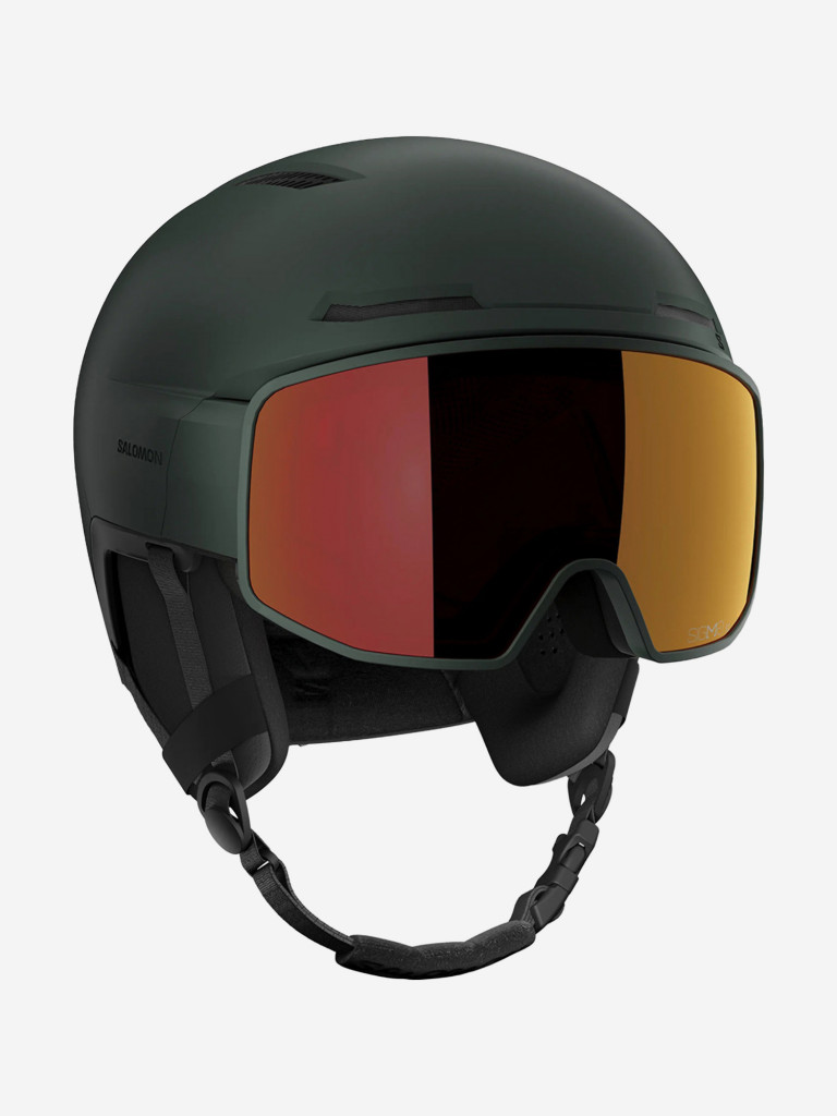 Горнолыжный шлем с визором Salomon Driver Pro Sigma Зеленый Cat. 2