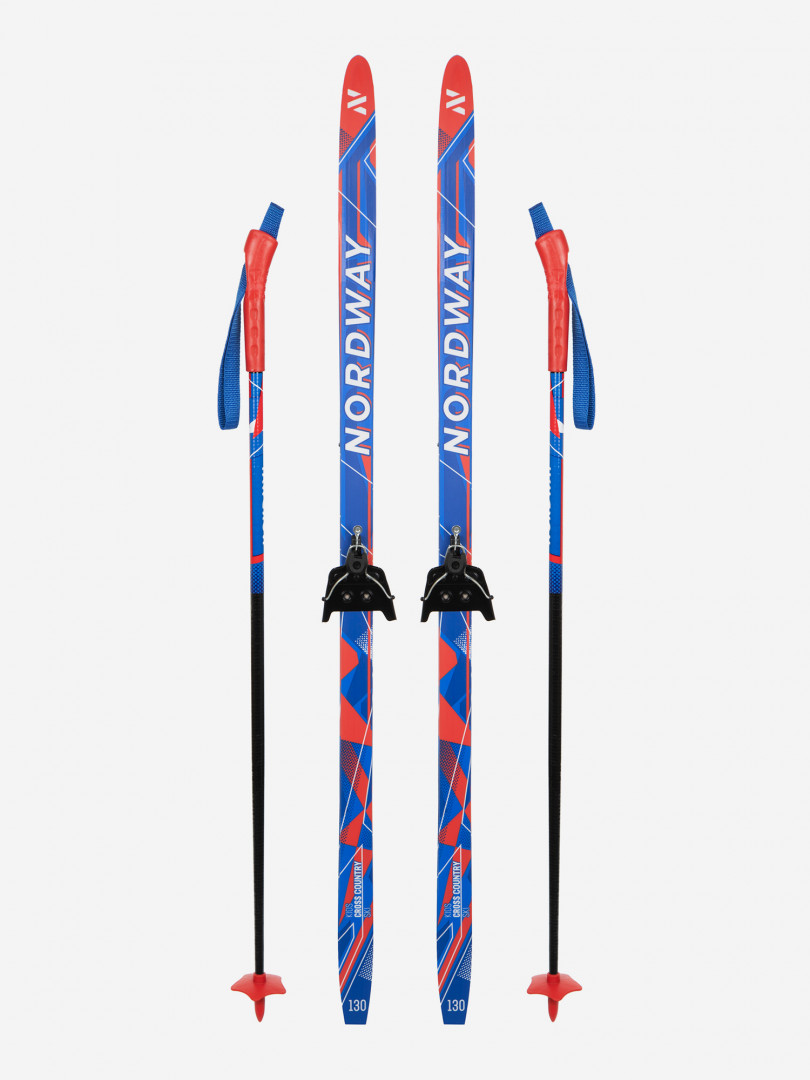 фото Комплект лыжный детский nordway flame 75 mm, мультицвет