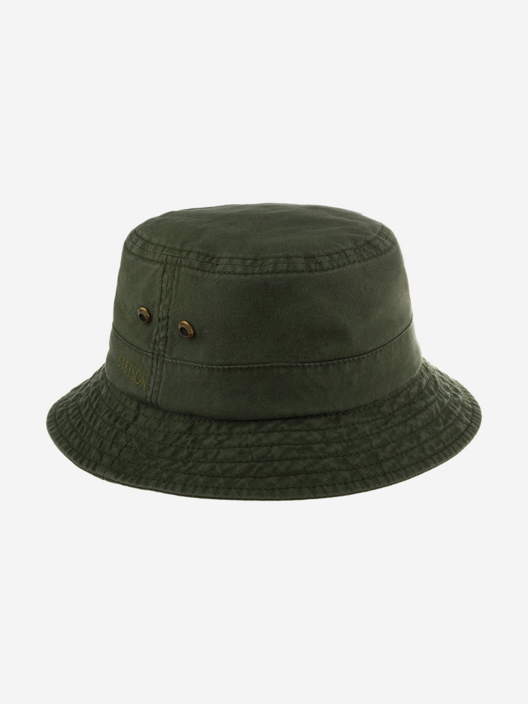 Панама STETSON 1811101 BUCKET DELAVE (оливковый)