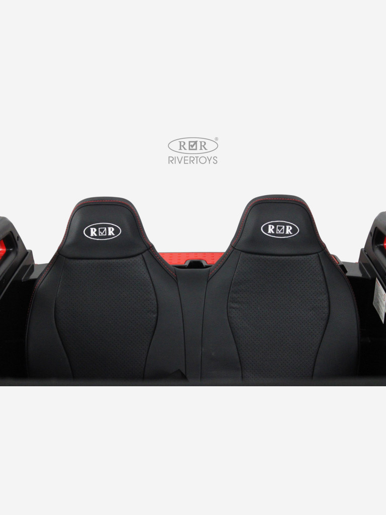 Детский электромобиль RIVERTOYS A707AA LUX NEW 4WD красный спайдер