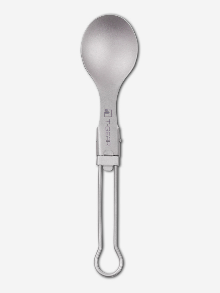 Складная ложка титановая T-Gear Titanium Folding Spoon
