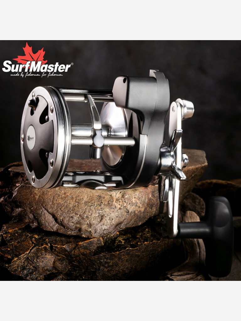 Катушка мультипликаторная Surf Master Atlantic ATL 600 4bb L со счётчиком