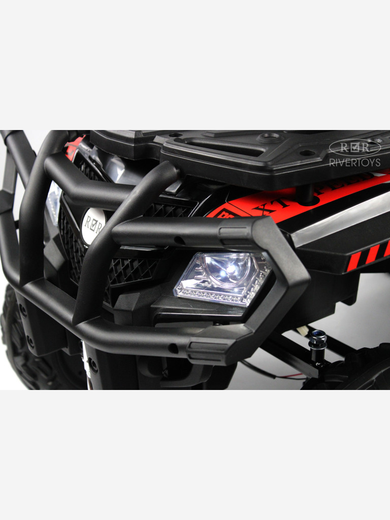Детский электроквадроцикл RIVERTOYS T001TT 4WD черный