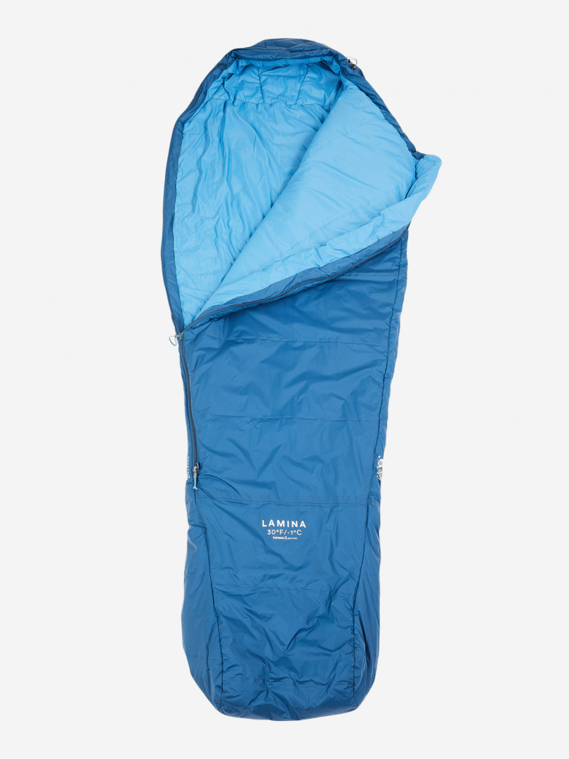 фото Спальный мешок mountain hardwear lamina -1 long правосторонний, синий