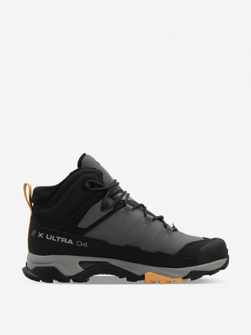 фото Ботинки утепленные мужские salomon x ultra 4 mid winter ts cswp, серый