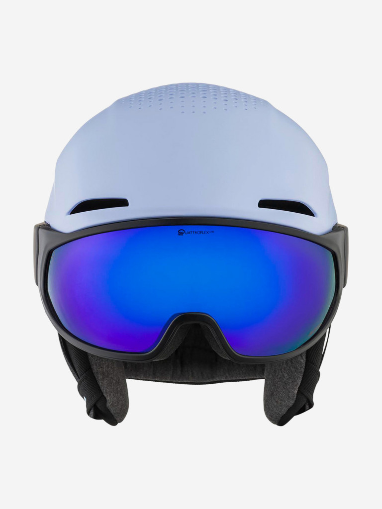 Горнолыжный шлем с визором Alpina Alto Q-Lite Lilac-Black Matt