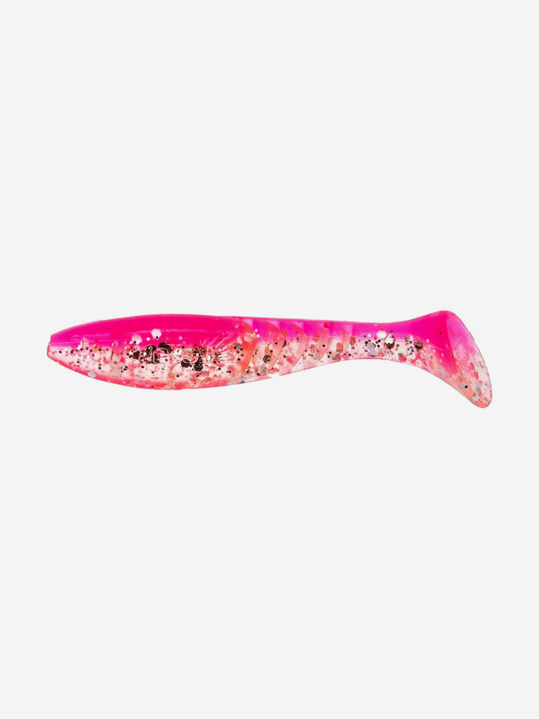 Мягкая приманка Helios Slash, 2,64'' / 6,7 см, Silver Sparkles & Pink, 100 шт (HS-19-035-N)