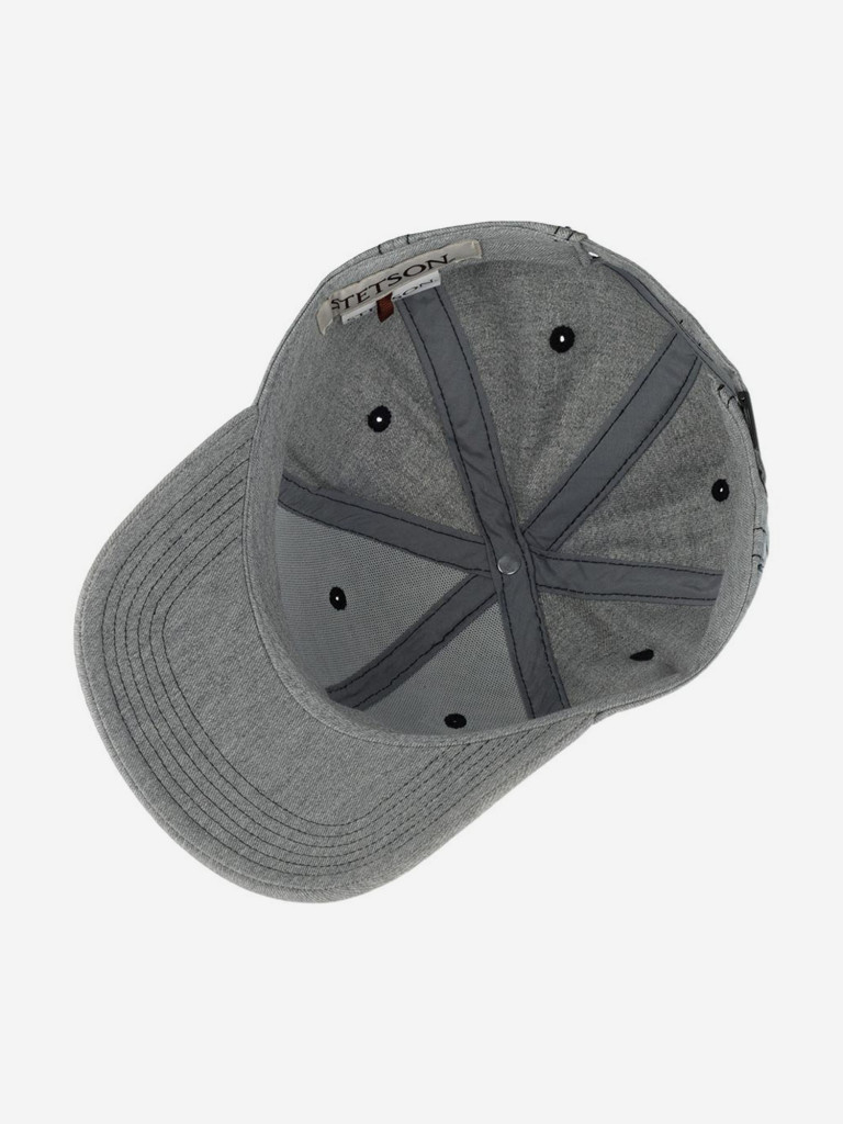 Бейсболка STETSON 7721141 BASEBALL CAP COTTON MELANGE (серый)
