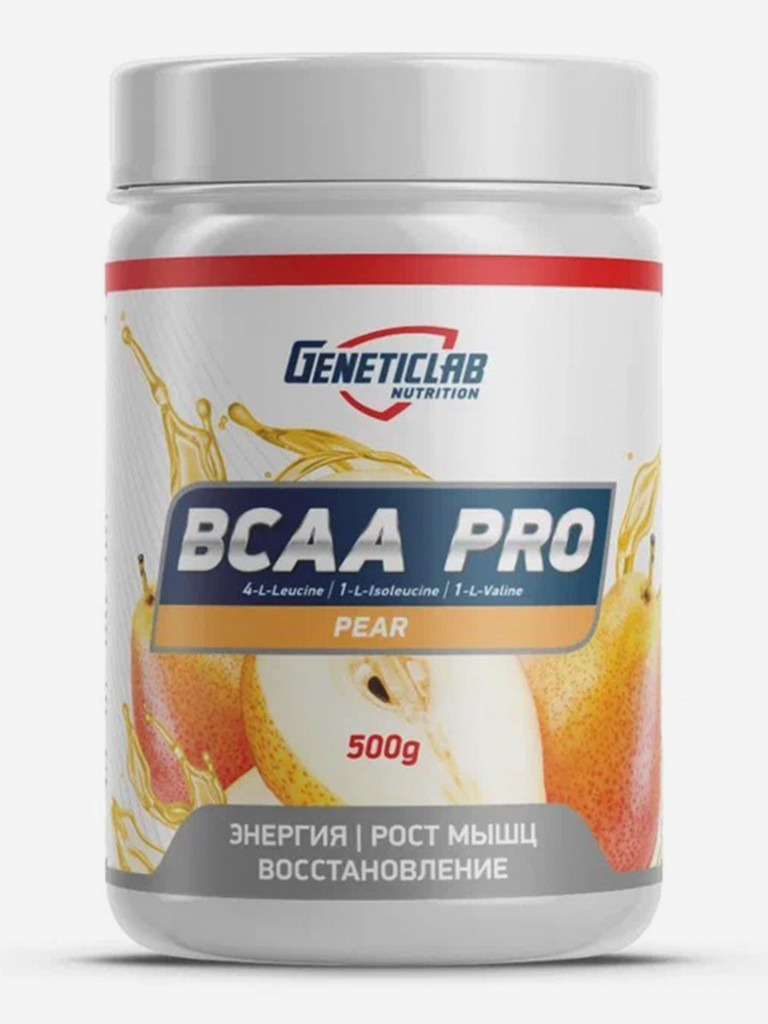 Аминокислоты BCAA PRO 500 g Груша Geneticlab Nutrition
