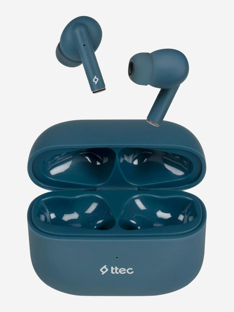 Беспроводная Bluetooth-гарнитура TTEC AirBeat Tone TWS Headset. Цвет: синий